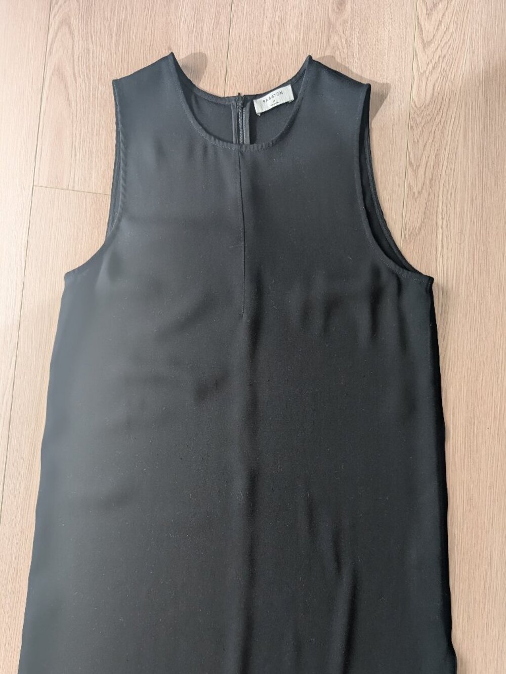 Aritzia Babaton Black Sleeveless Blouse